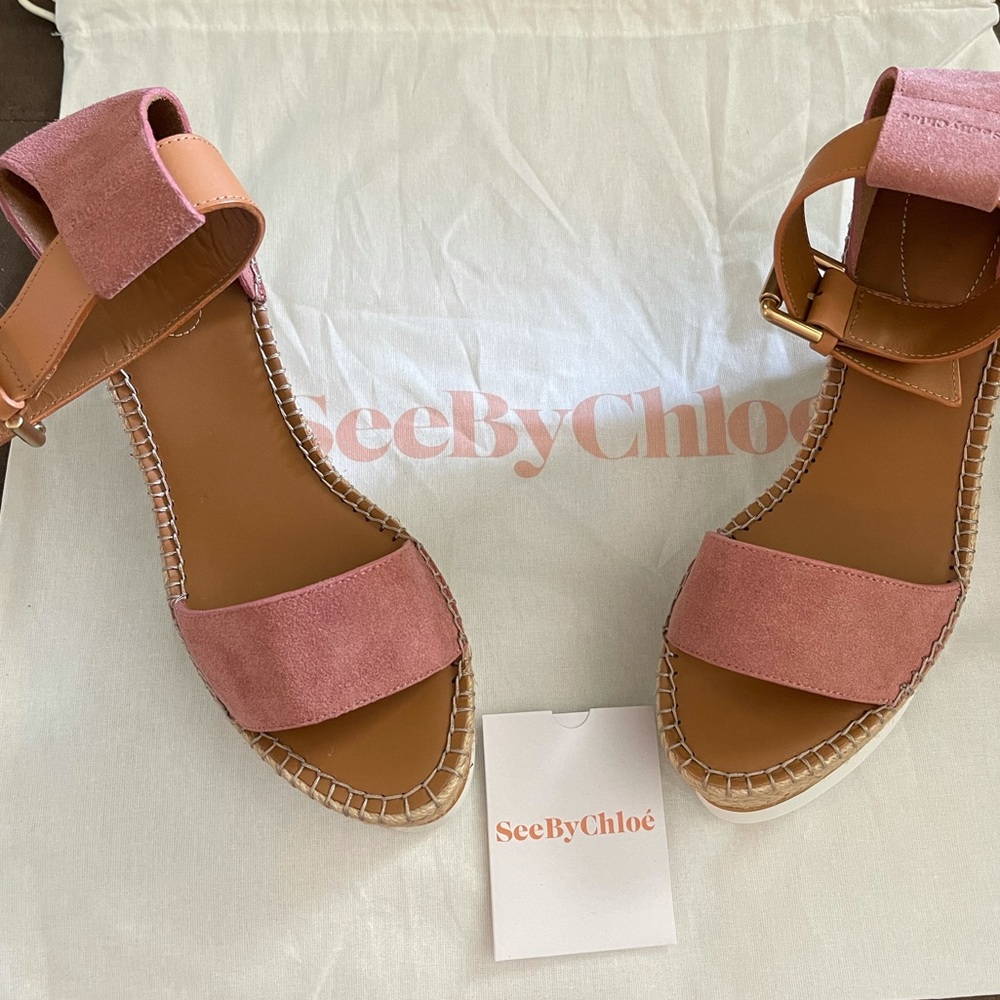 See by Chloe wedge sandal